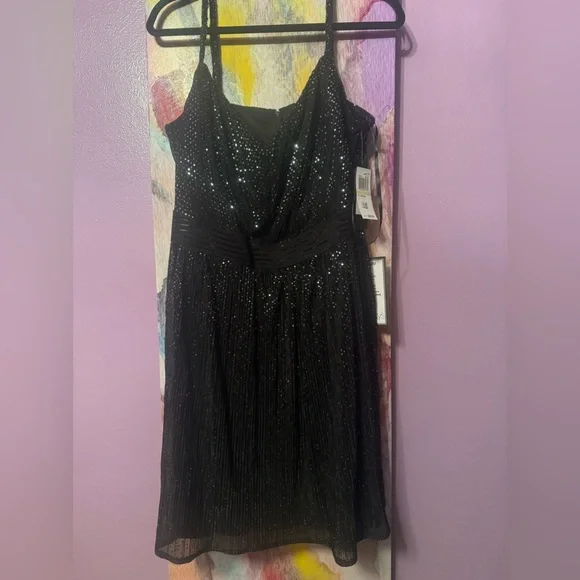 City Studio | Dresses | Nwt City Studiomacys Ladies Black Dress Size 8w